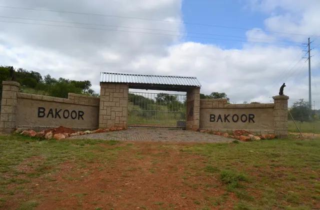 Bakoor Plaas Akkommodasie